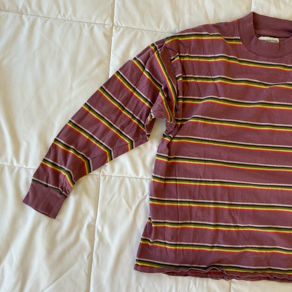Urban Outfitters striped crewneck long sleeve tee - Picture 7 of 9